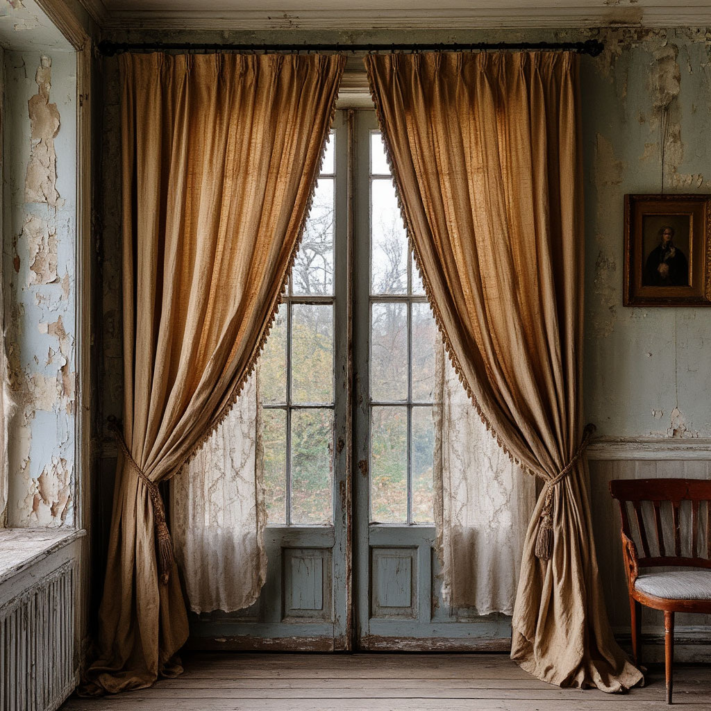 Старые шторы