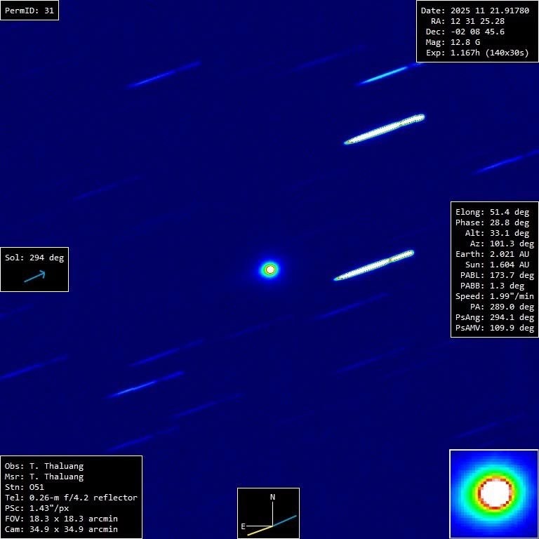 Ядро "кометы" Атлас.