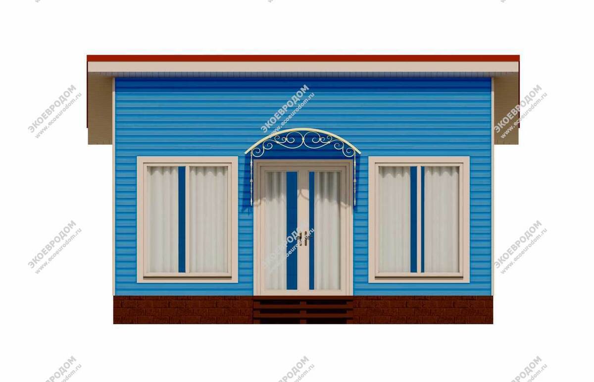 Однокомнатный домик-кухня