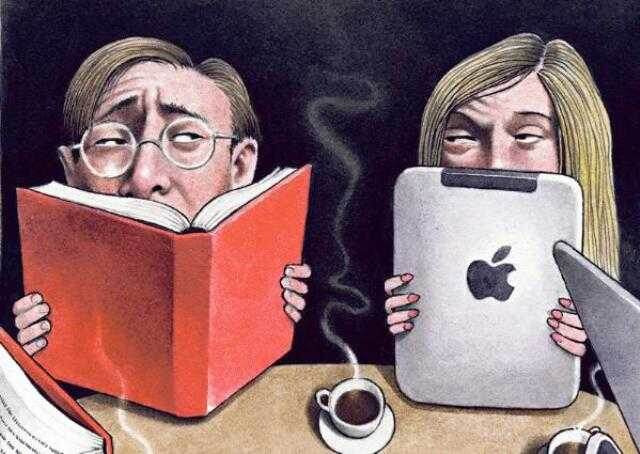 Читать бумажные книги или электронные?