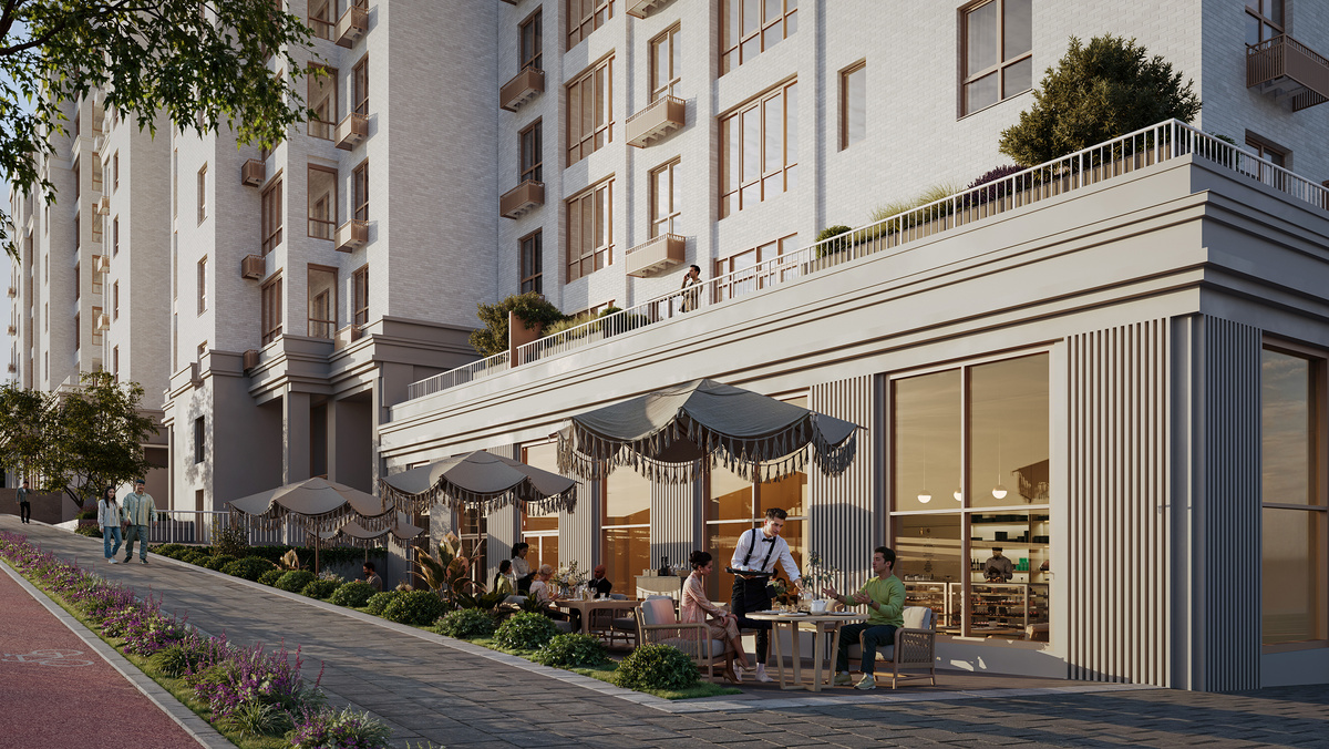 Одни из главных точек притяжения – набережная и широкий бульвар для прогулок, создающие атмосферу отдыха на побережье