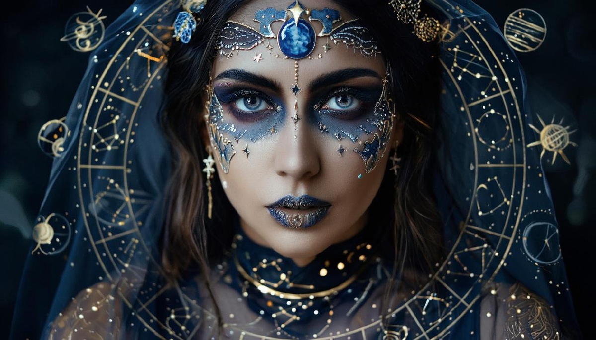 Астрология. Иллюстрация сгенерирована нейросетью