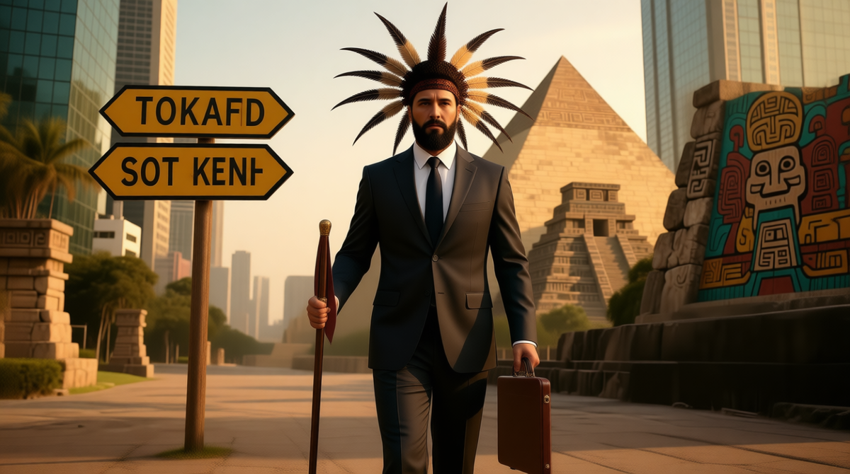 Толтек несет мудрость в цивилизацию