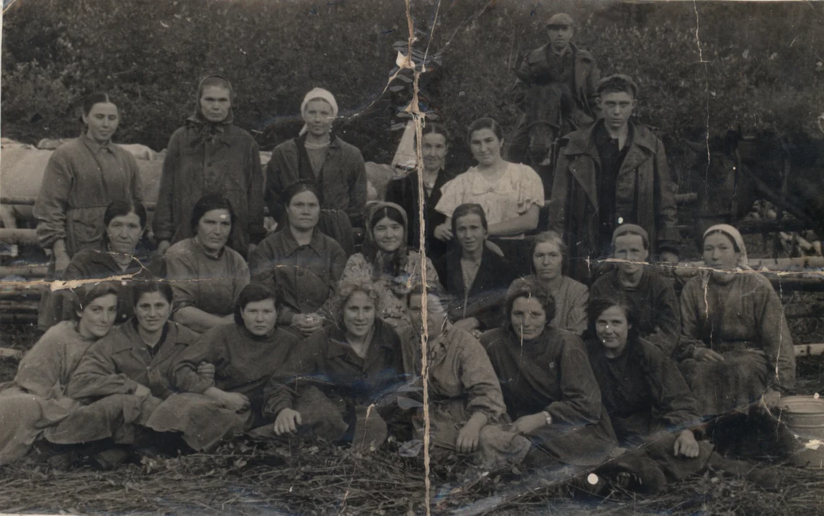 На полевых работах