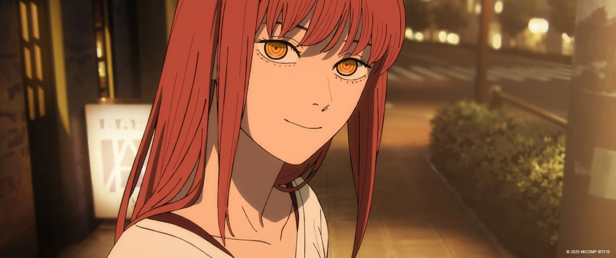 Макима смотрит на нас с экрана так, будто знает что‑то, чего не знаем мы.