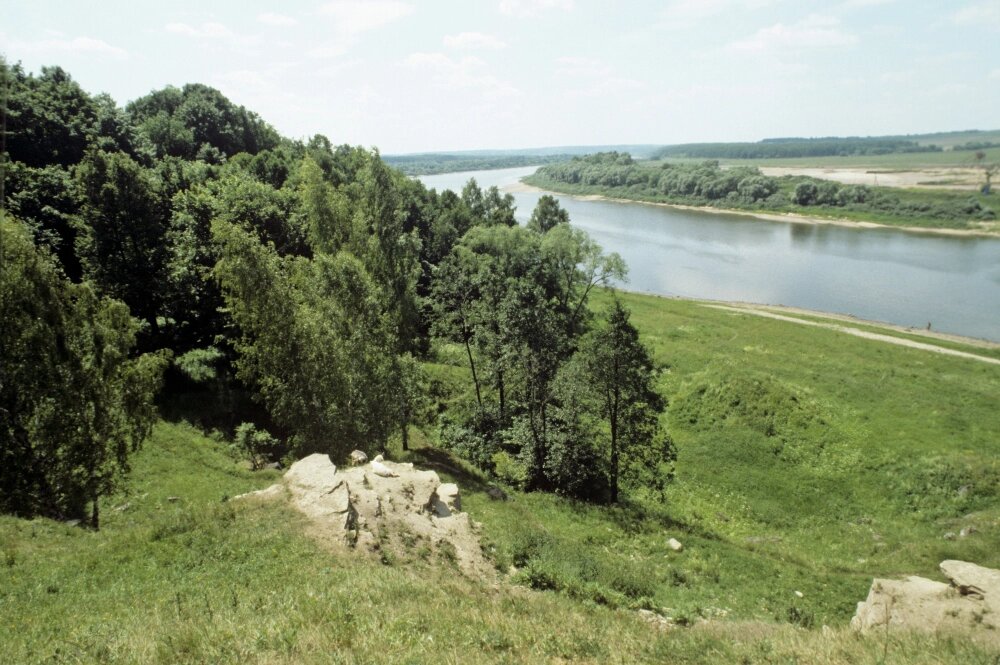    Вид на реку Оку в Тульской области. Фото: РИА Новости/ Владимир Первенцев