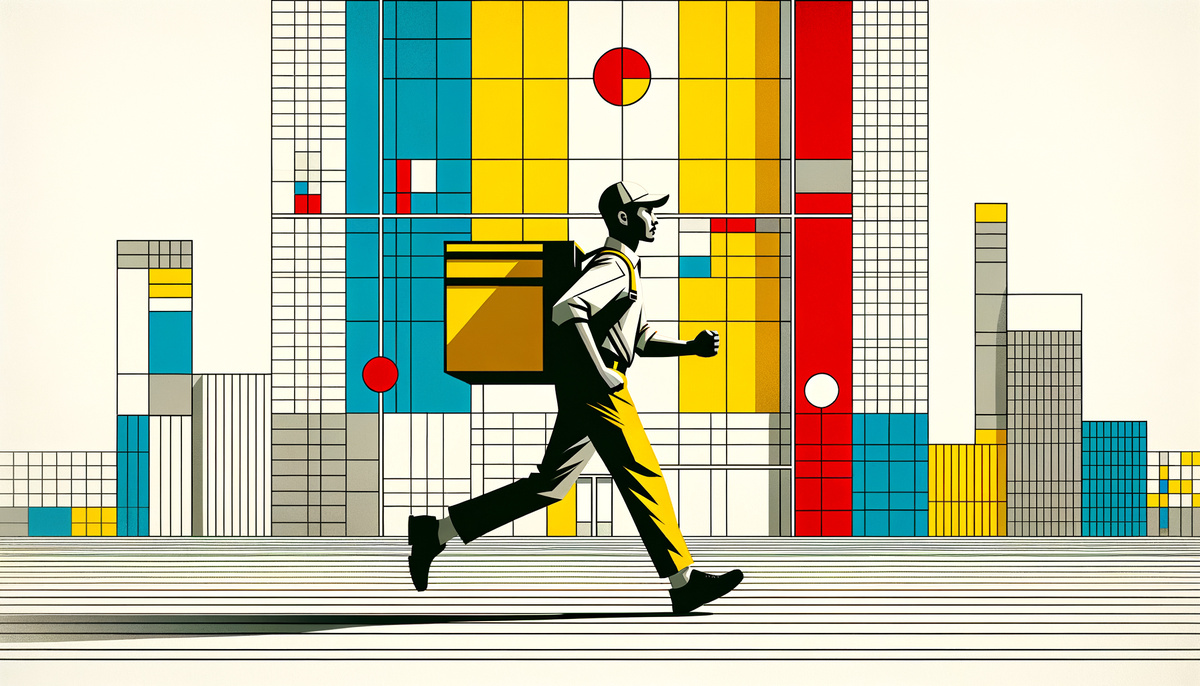 Пеший курьер Яндекс Еды в Ижевске