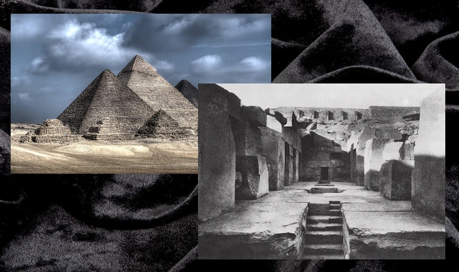 Великие пирамиды и Осирион в Абидосе