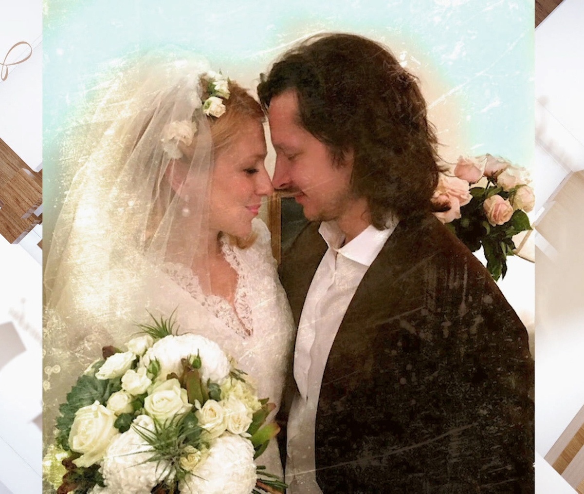 Ирина Гринёва и Максим Шабалин, кадр со свадебной церемонии