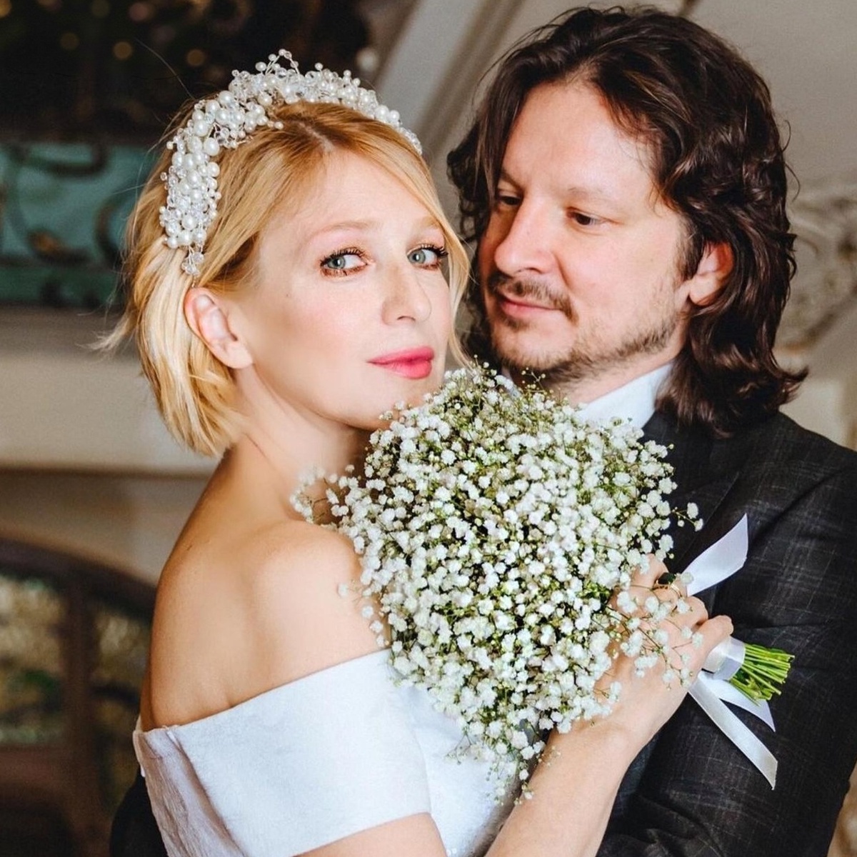 Ирина Гринёва и Максим Шабалин в годовщину свадьбы