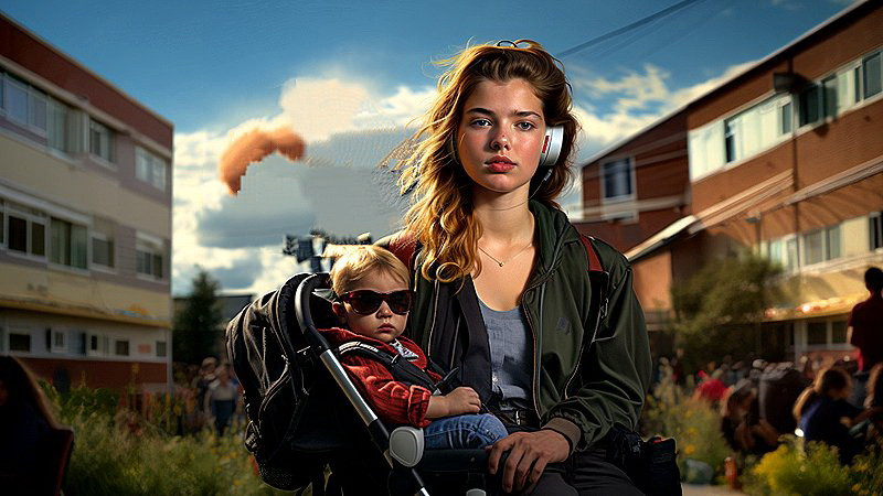 Дети как национальный ресурс: что мешает стратегии возрождения. Фото: сгенерировано нейросетью Midjourney / Роберт Вочовский