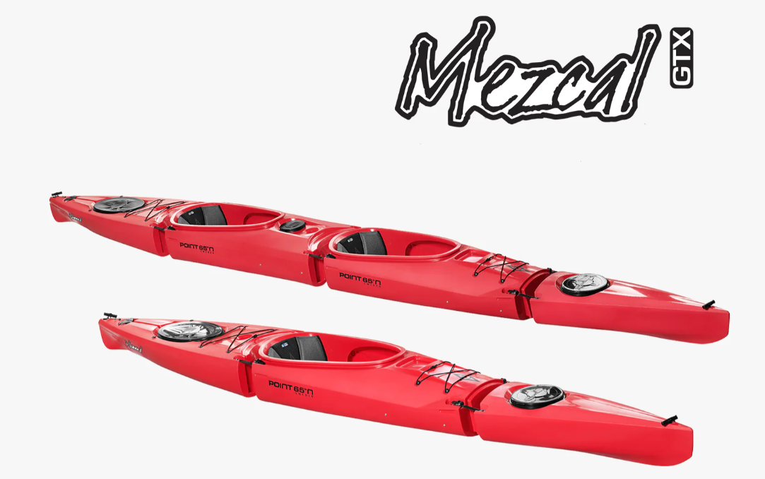 Одно- и двухместная версия каяка Point65 Mezcal. Вопрос количества мест в лодке решается с помощью дополнительного модуля