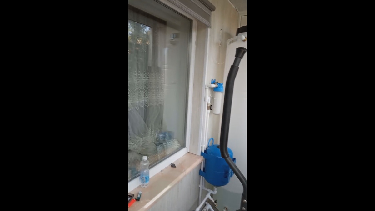 Автономное водоснабжение на балконе