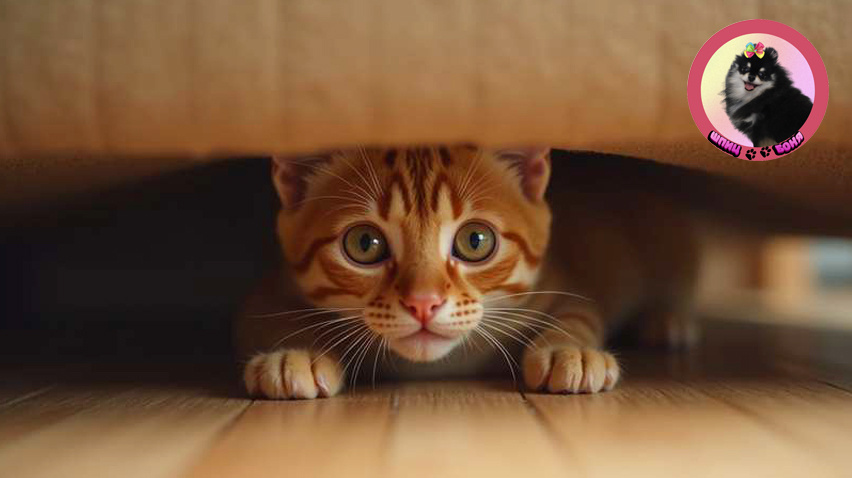 рыжий котенок