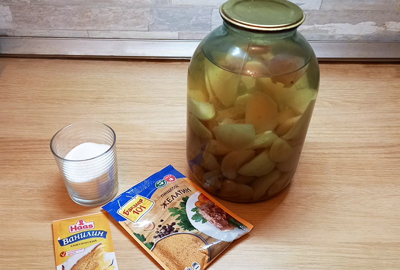 Необходимые продукты для приготовления пастилы