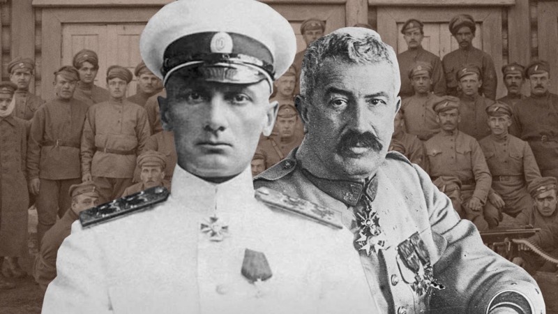 Колчак и генерал Жанен.