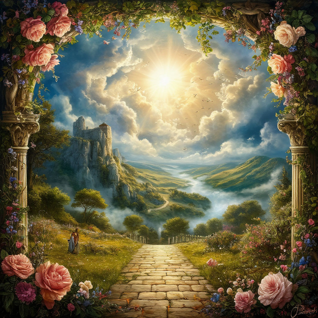 Сгенерировано ИИ- врада  на небесах.