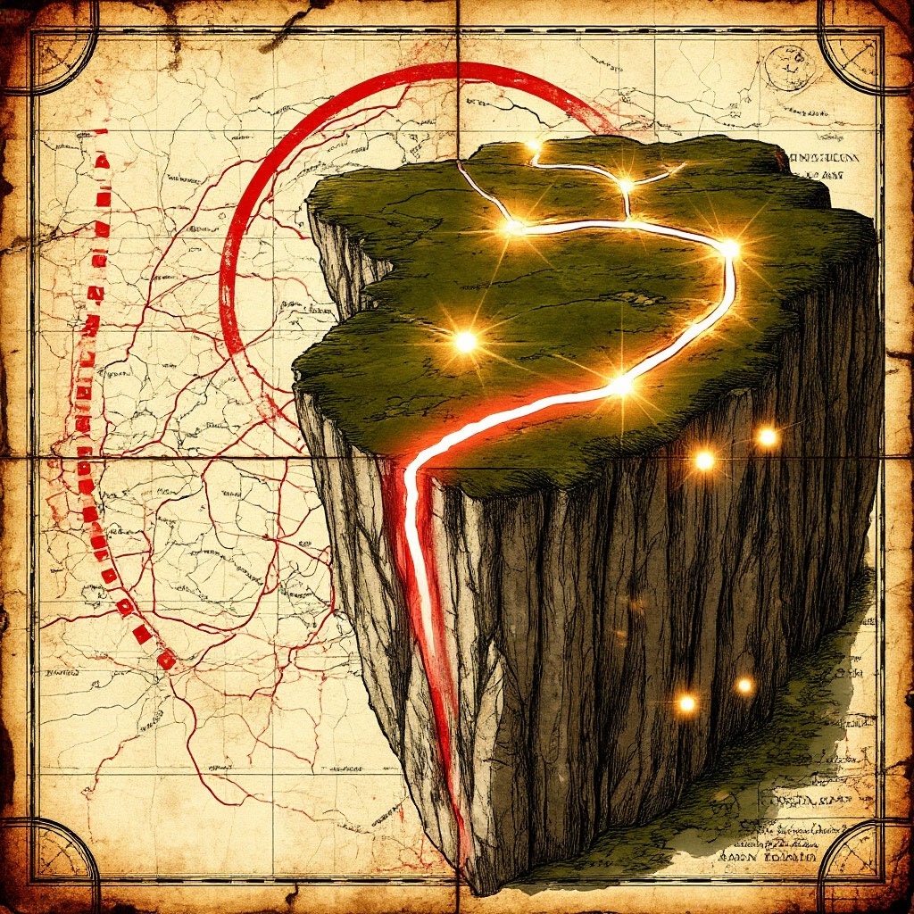 Выбираясь из личной системной зацикленности, как из пропасти, есть шанс пройти по светлым, ценным для вас, радующим и наполняющим точкам-целям 