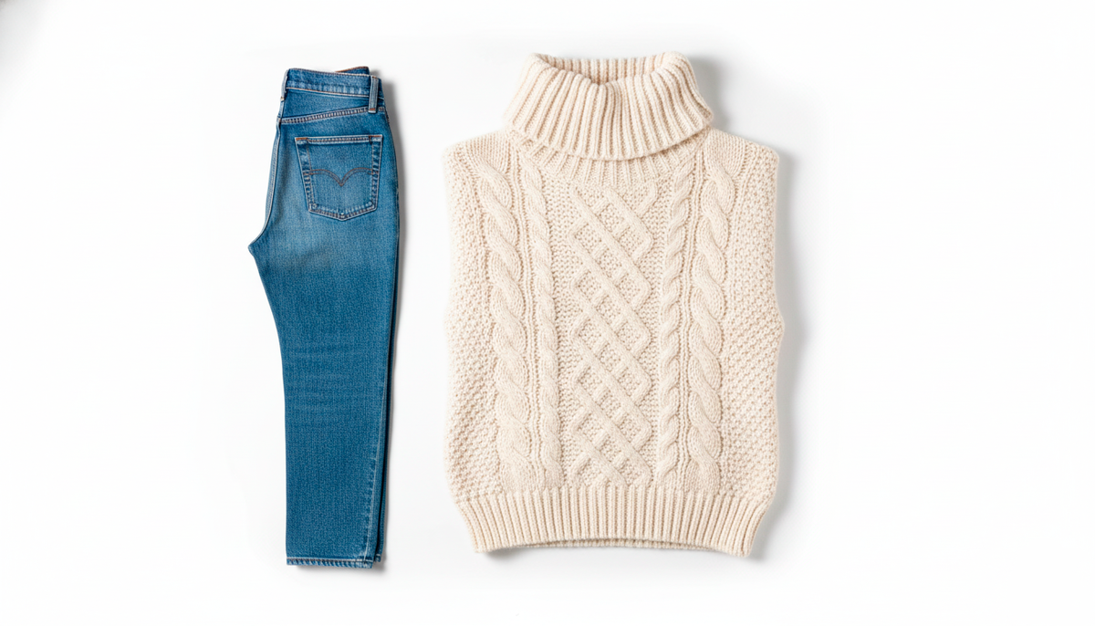 Такой свитер — настоящая инвестиция. Свободный крой и базовый цвет делают его идеальной основой для десятков зимних образов. Качество вязки здесь решает всё.