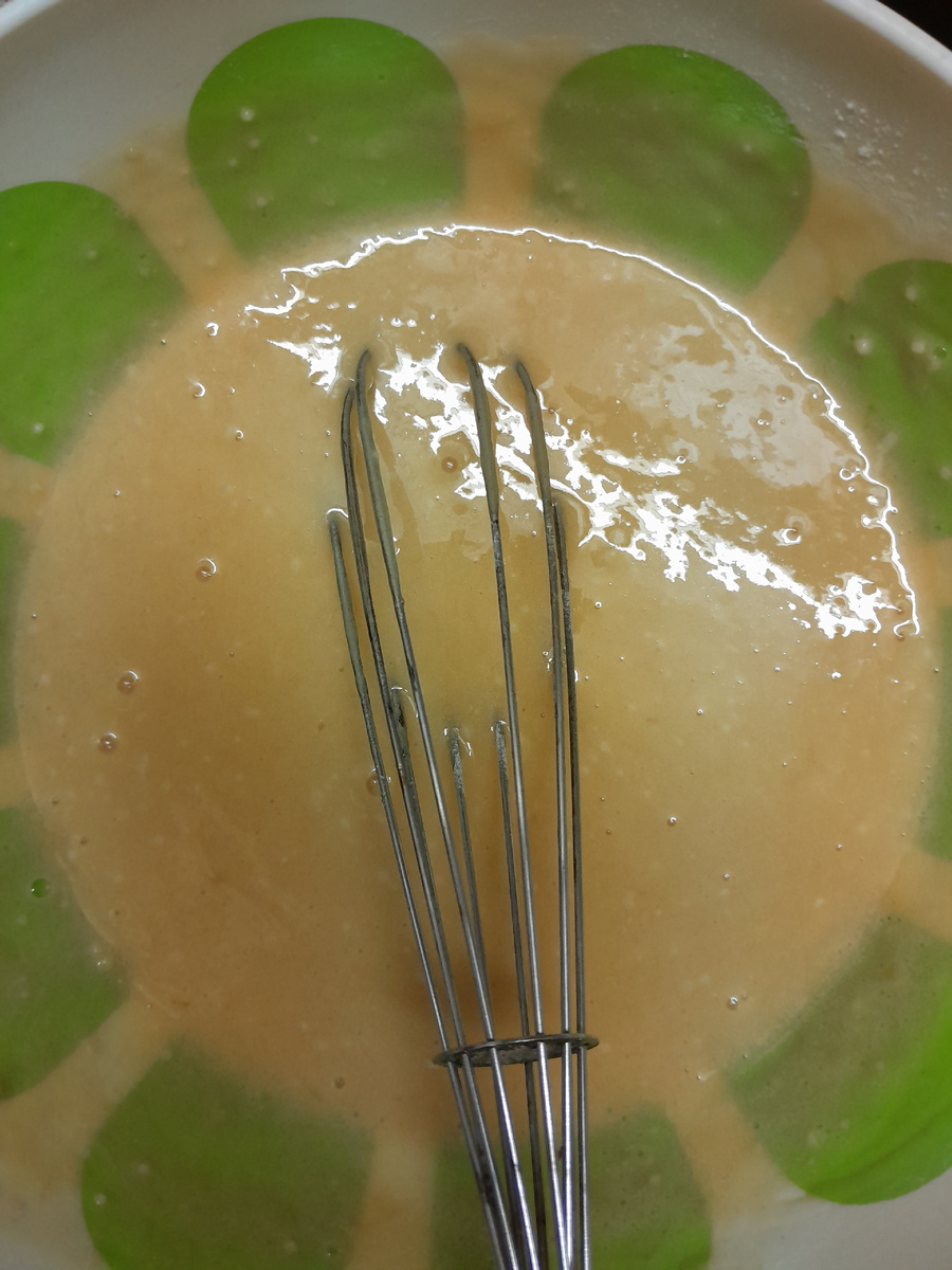 Тесто,однородной консистенции.Как мед.