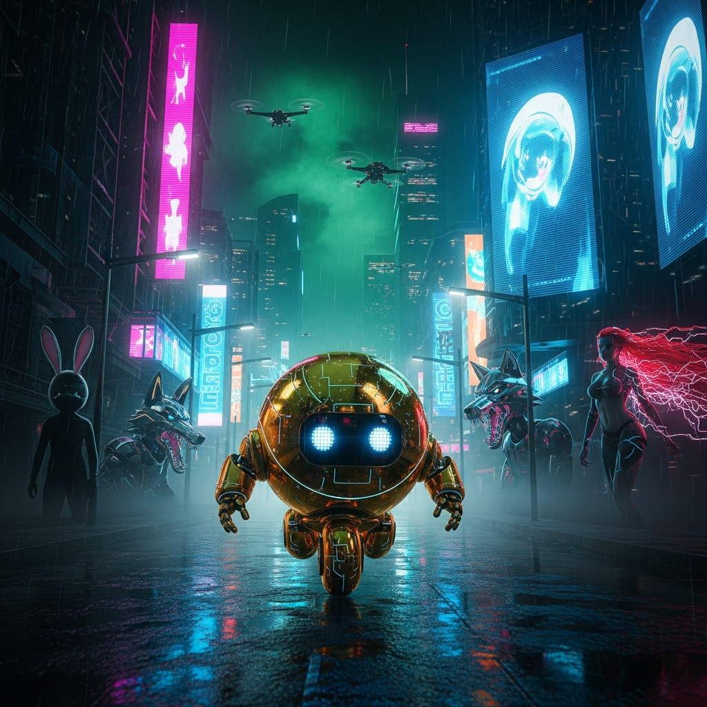 Сказка о Колобке (Киберпанк версия)⁠