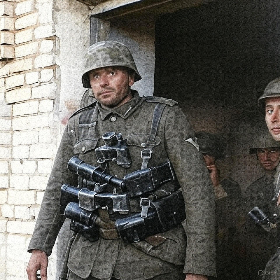 "Историческое" фото немецких солдат в Сталинграде, 1942 год.