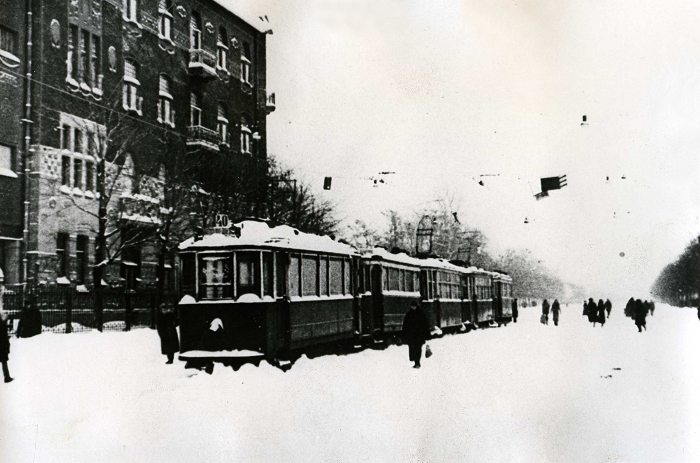 Трамвай в Блокадном Ленинграде