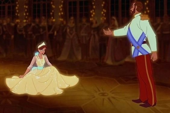 Фрагмент из мультфильма «Анастасия» 1997 года. 