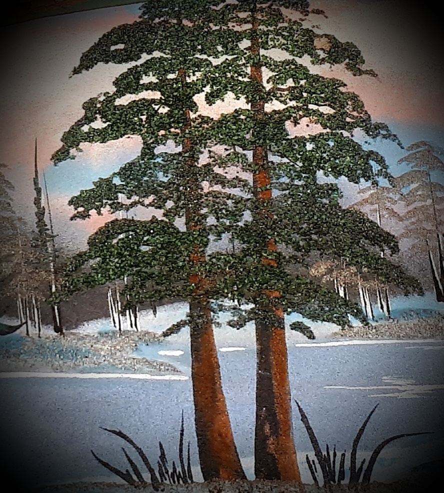 Фото автора. Работа на дереве иностранных мастеров) 2001г.