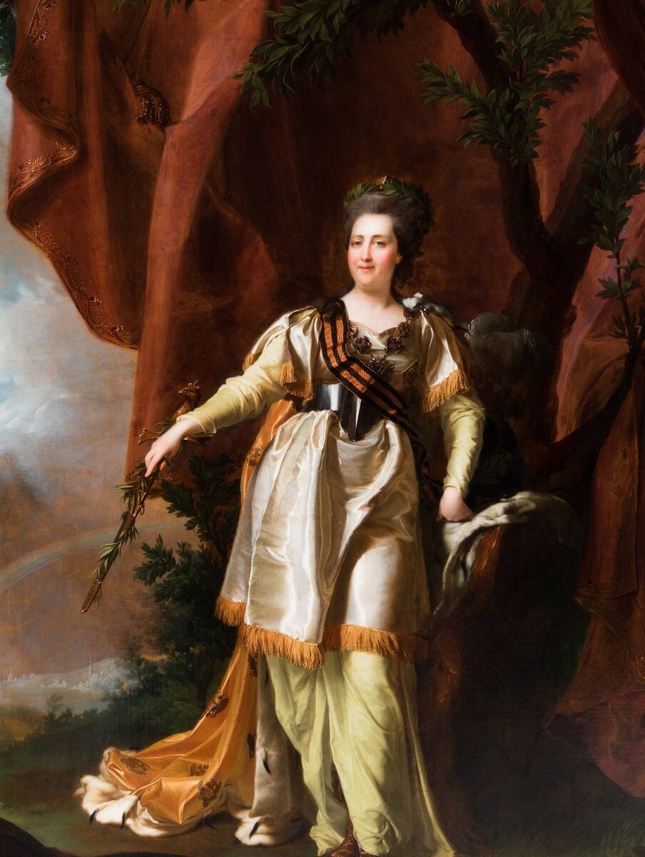 Екатерина II авторства Дмитрия Левицкого