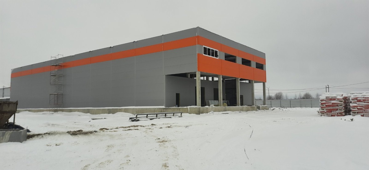 Фото: строительство здания