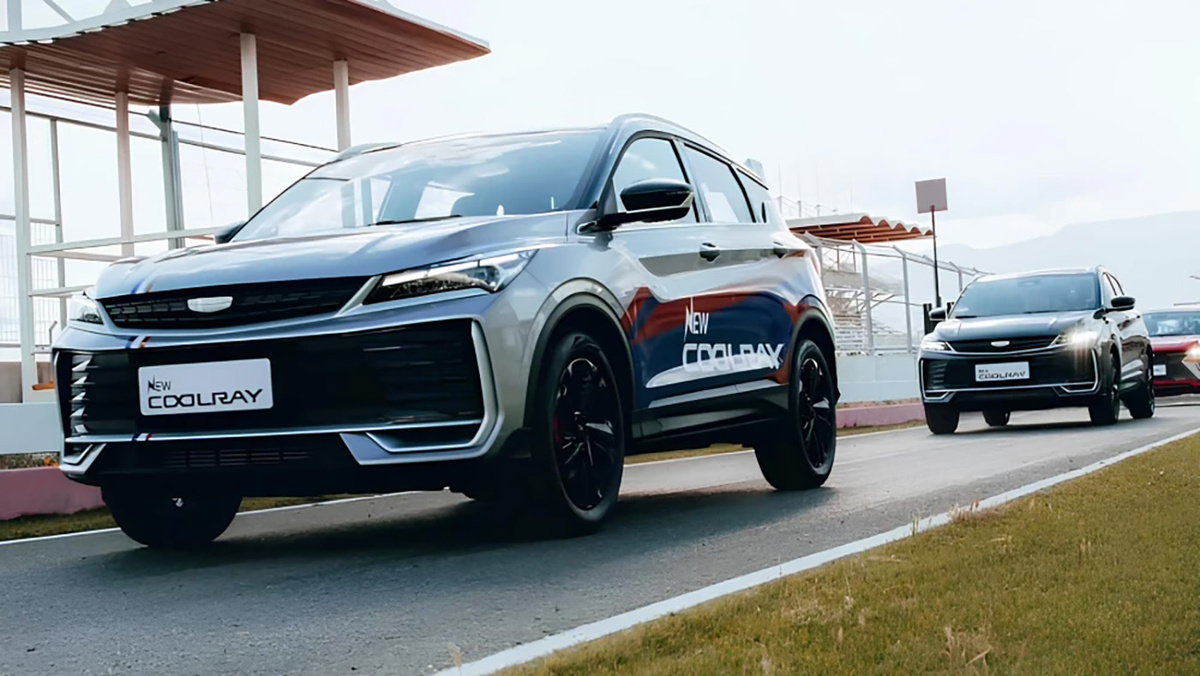 Обновлённый Geely Coolray / фото Ondrive  📷
