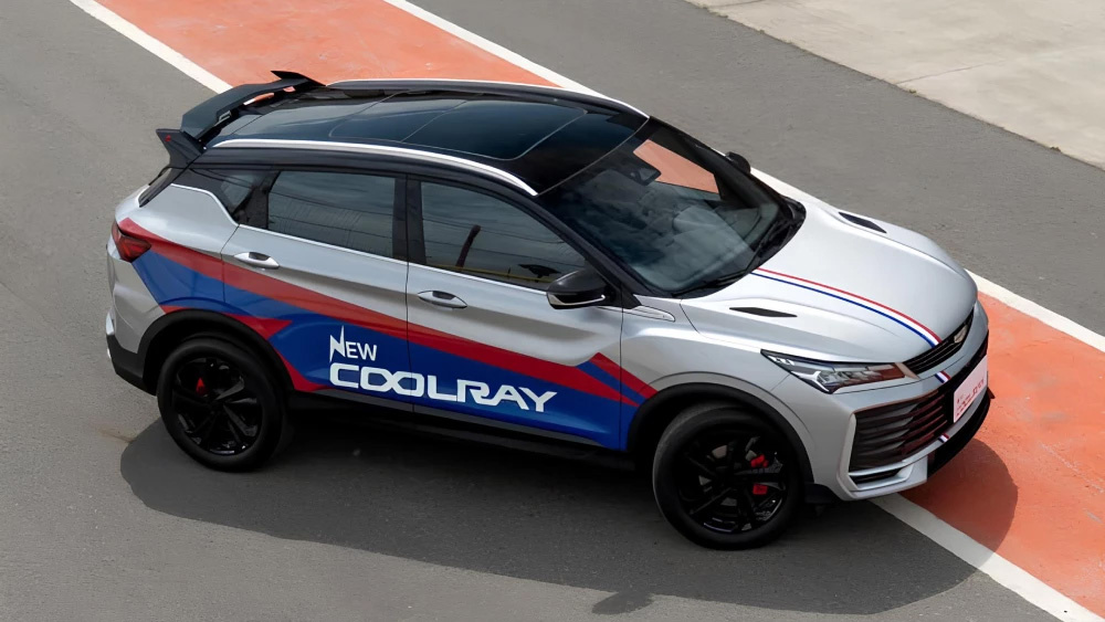 Обновлённый Geely Coolray / фото Ondrive  📷
