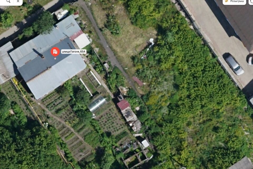    Участок на ул. Гоголя, 65. Источник: "Яндекс Карта"