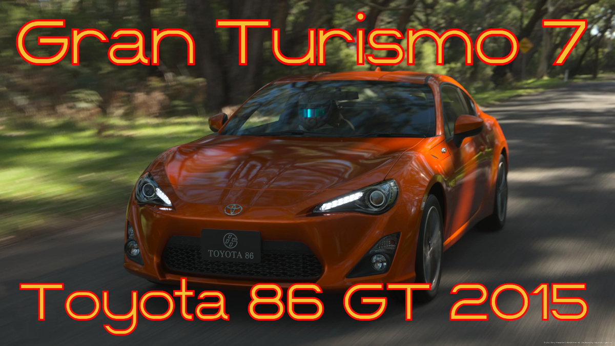 # Toyota 86 GT 2015 — динамичное продолжение наследия спортивного автомобиля в мире Gran Turismo 7 🌍⚡️