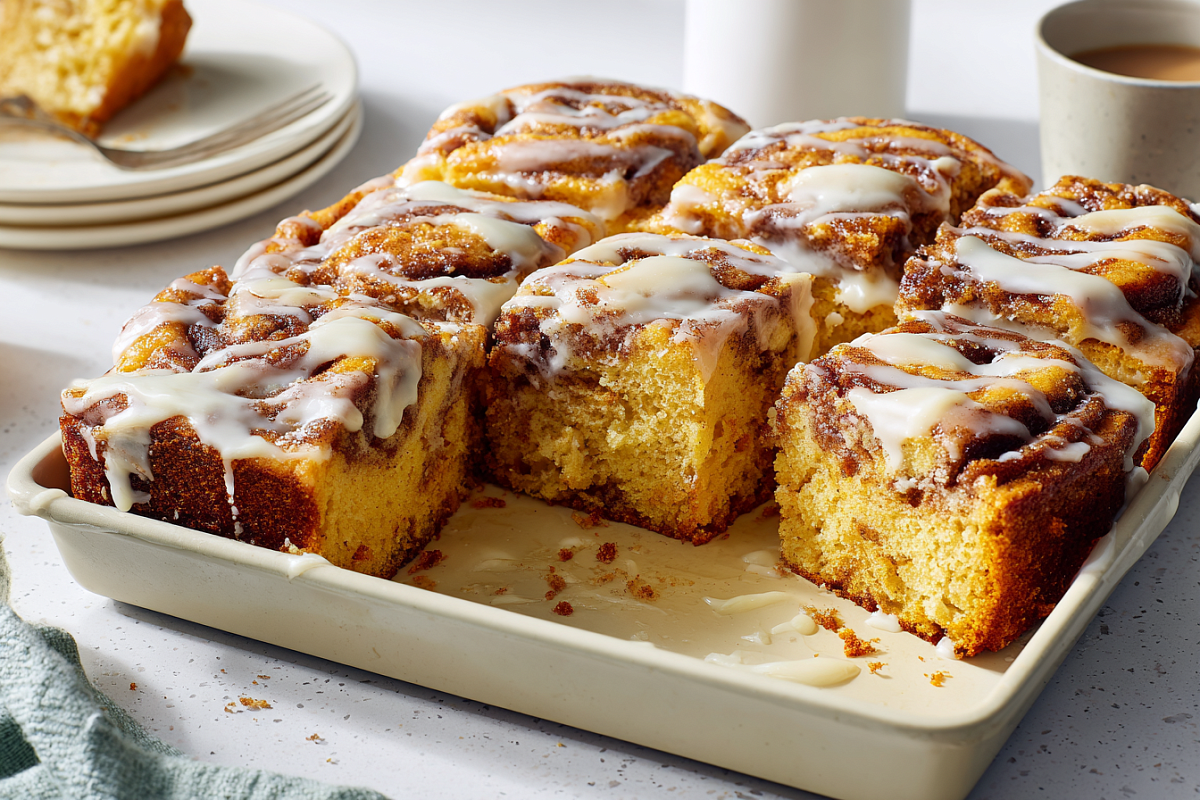    Сверху нежная шапочка глазури