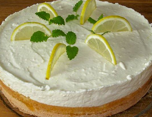ЛИМОННО-ТВОРОЖНЫЙ ТОРТ