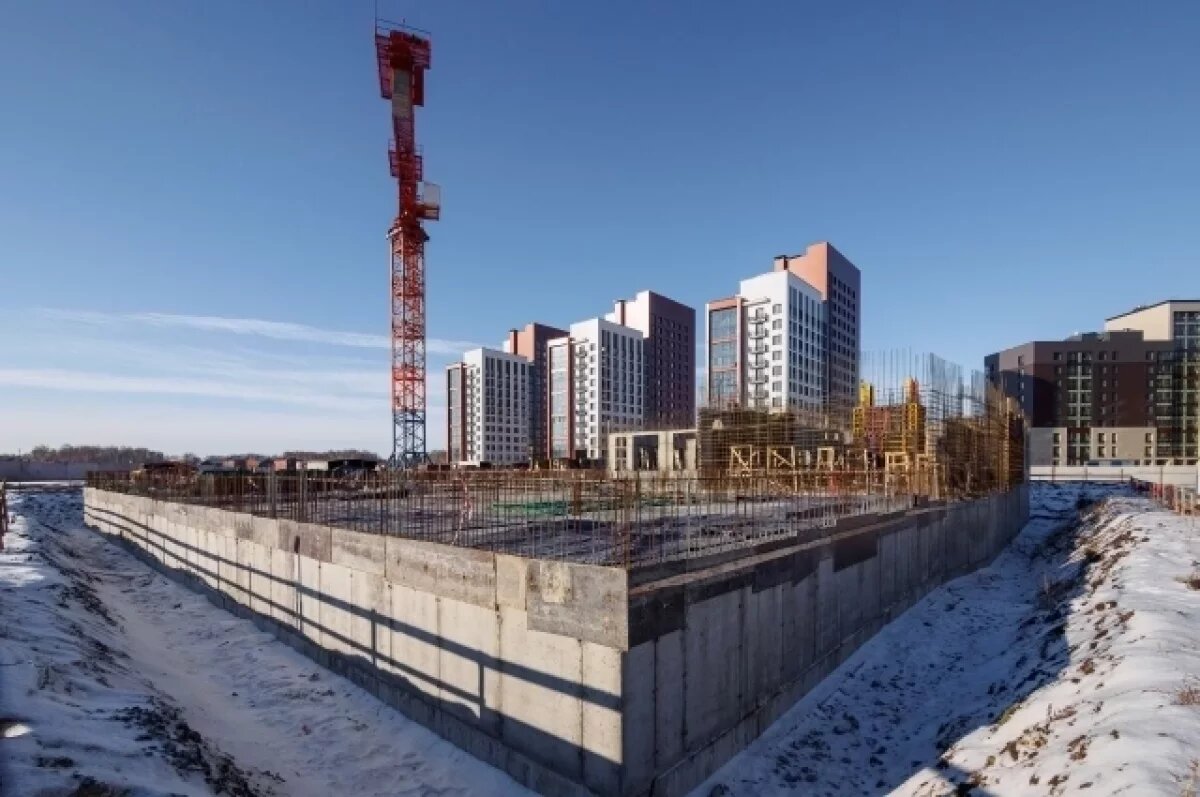    В омском микрорайоне «Зелёная Река» строят необычный детский сад