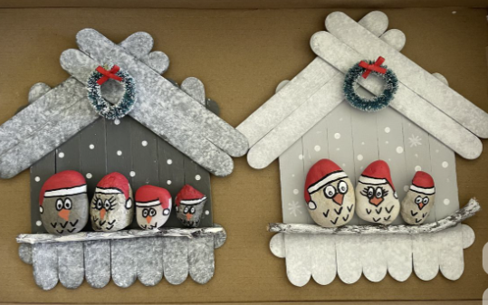 Новогодние поделки из палочек от мороженного. Справится даже ребенок! Идеи для вдохновения.