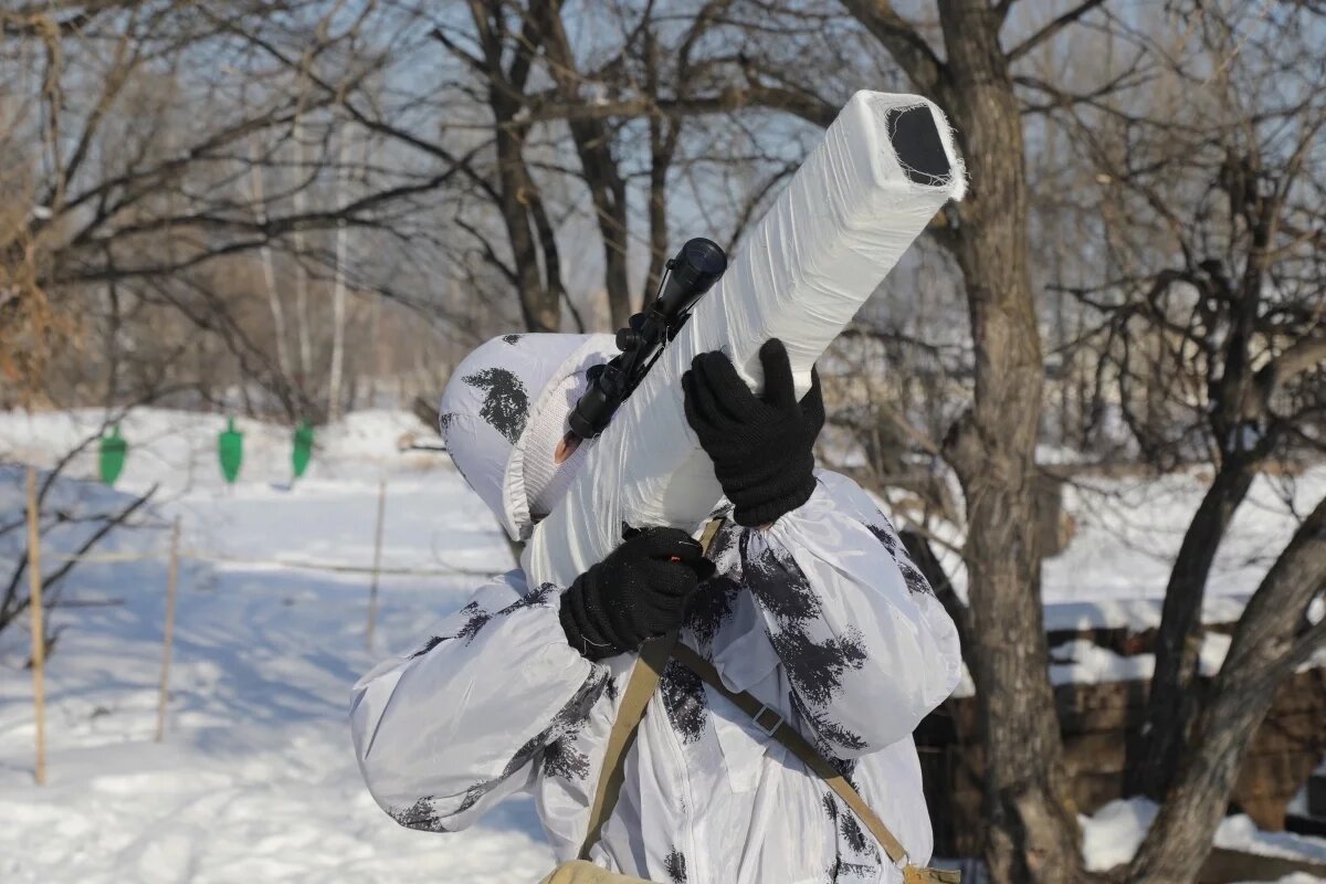    Бойцы ВВО отработали борьбу с вражескими беспилотниками и их операторами