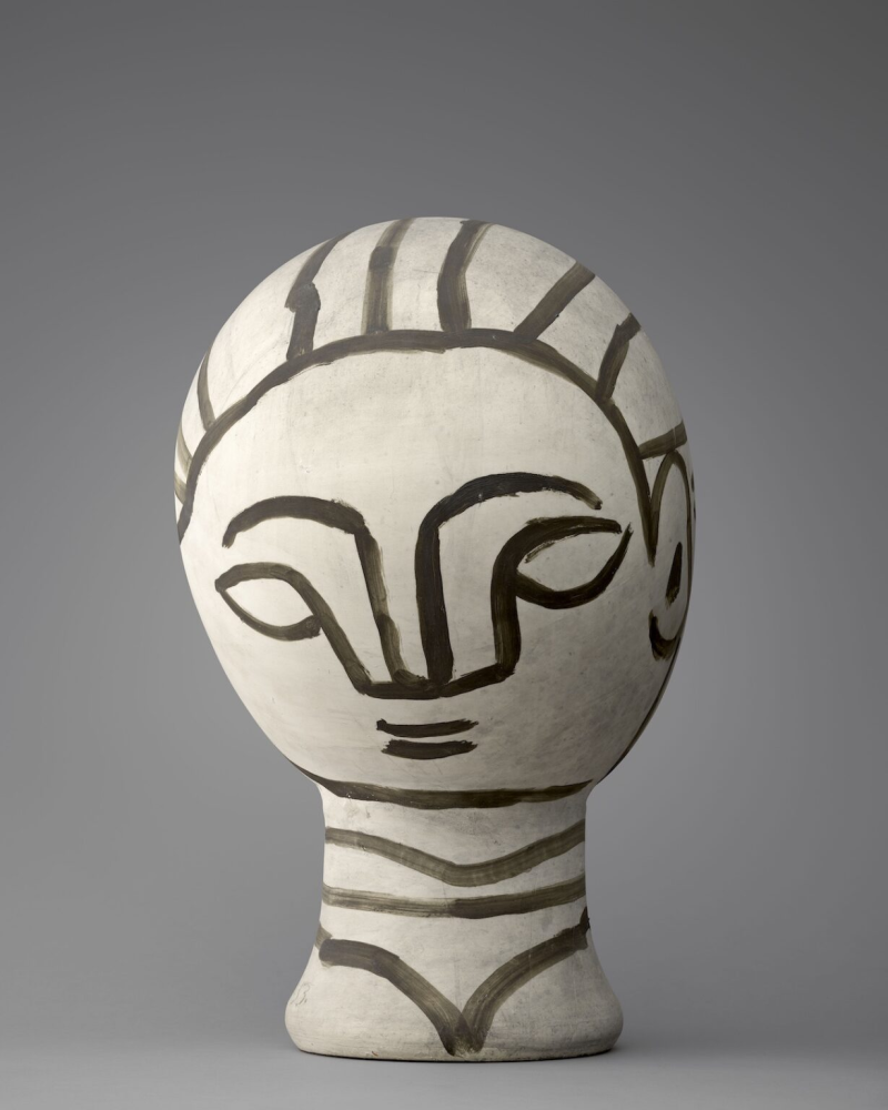 «Голова женщины», 1953. Национальный музей Пикассо в Париже © Succession Picasso / DACS, Лондон 2025 © GrandPalaisRmn