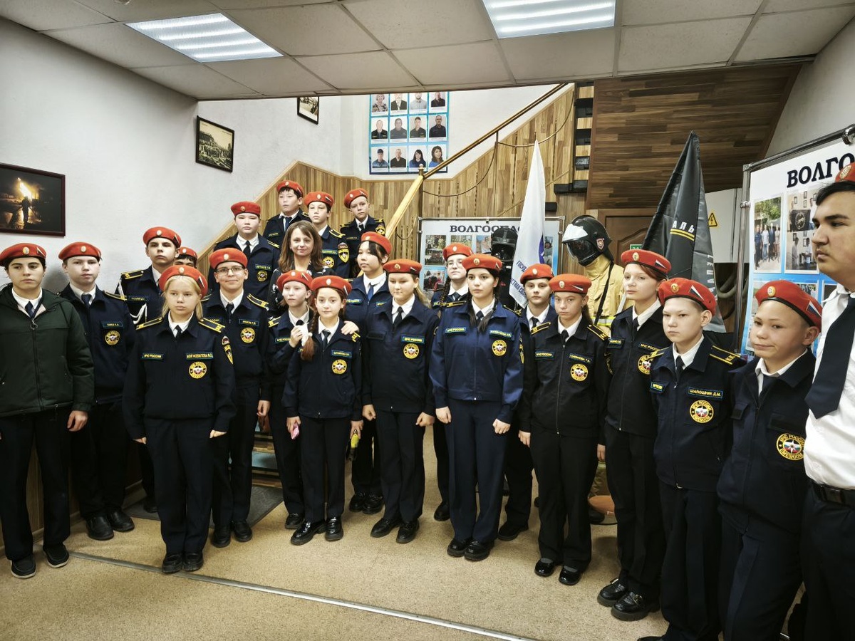 ГКУ «Волгоспас» провело очередную встречу с кадетами СОШ №7.