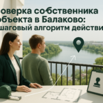    Алгоритм проверки собственника и объекта в Балаково Кирилл