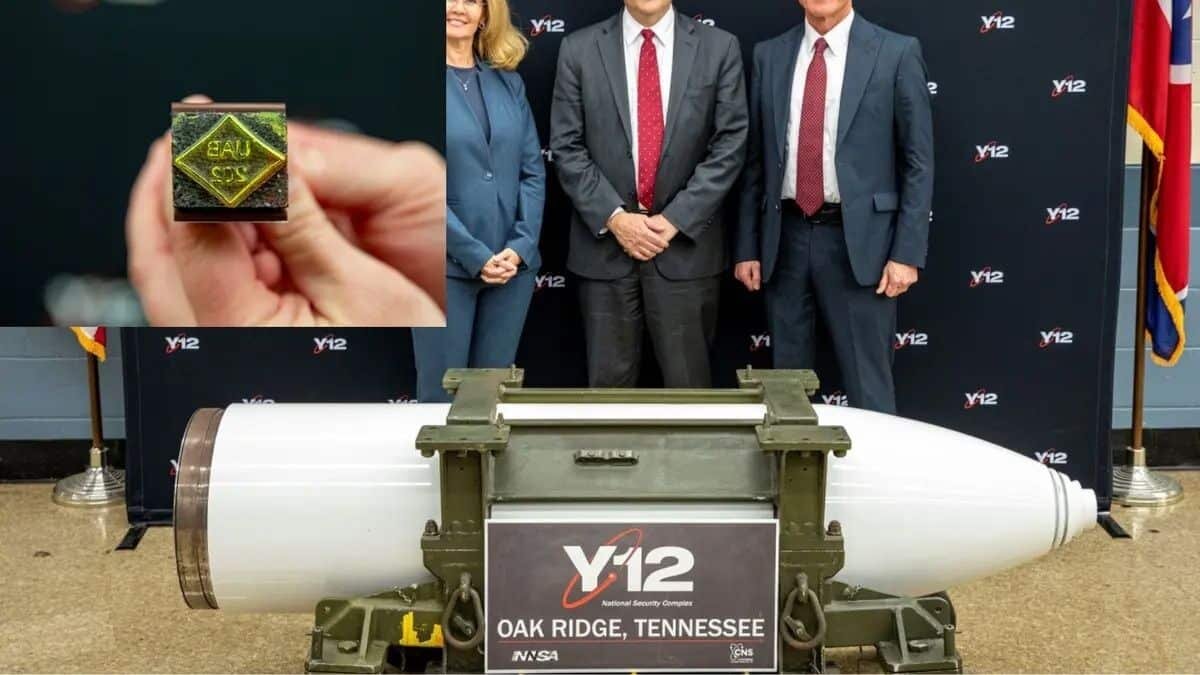    На первой серийной сборке W80-4 поставлено ромбовидное клеймо комплекса Y-12 / © National Nuclear Security Administration