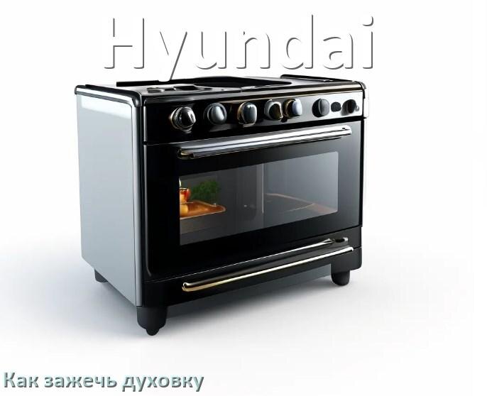 
Как у газовой плиты Hyundai зажечь духовку