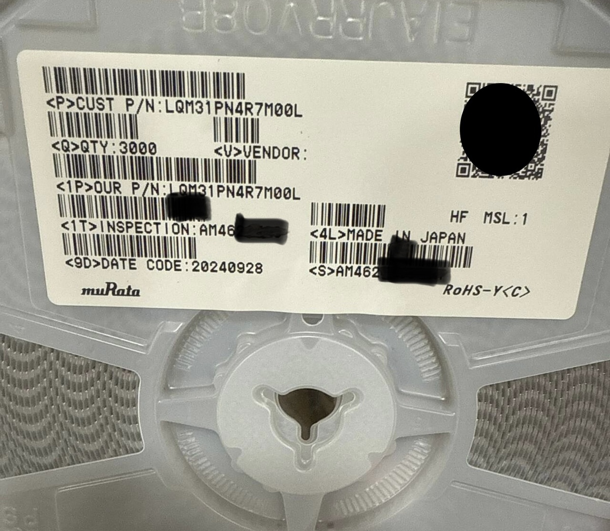 Murata Series LQM31PN4R7M00L;