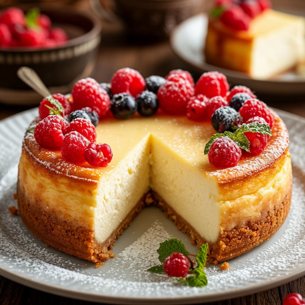 Творожный чизкейк: нежный десерт