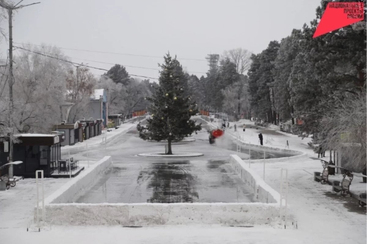    В Хабаровском крае готовят крупнейшие ледовые катки на Дальнем Востоке