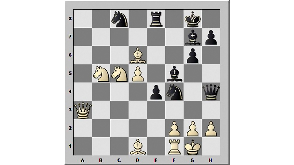 Чёрные начинают и выигрывают