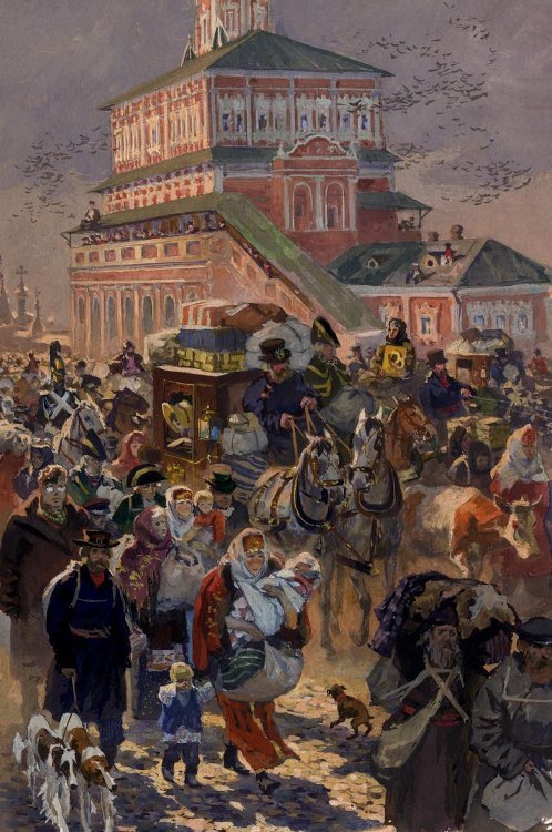 Андрей Владимирович Николаев «Уход жителей из Москвы», 1971-1975